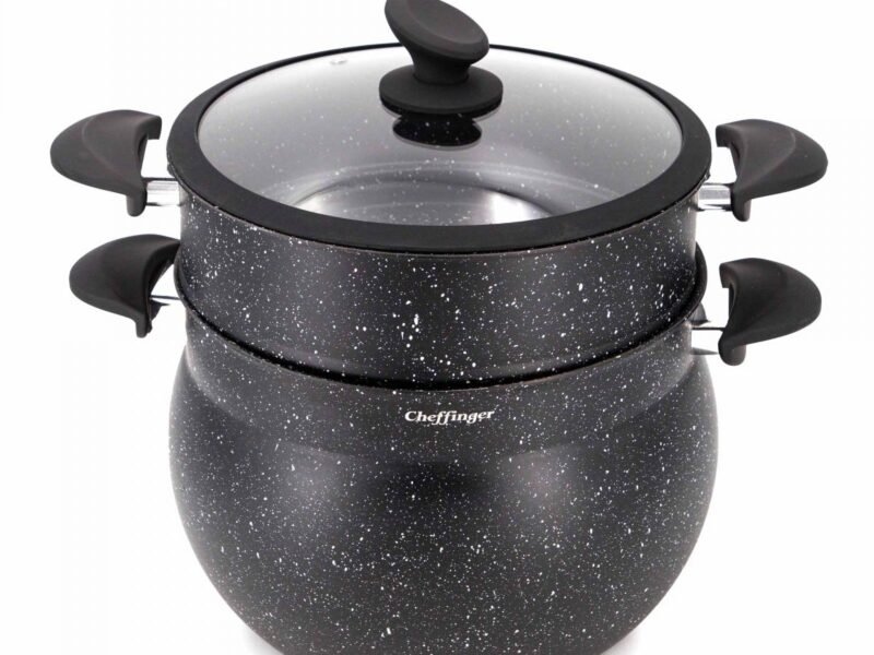 Cheffinger Couscous pannenset 3 st. ca. 12 L stomer Ø 26 CF-COUS12 Cheffinger