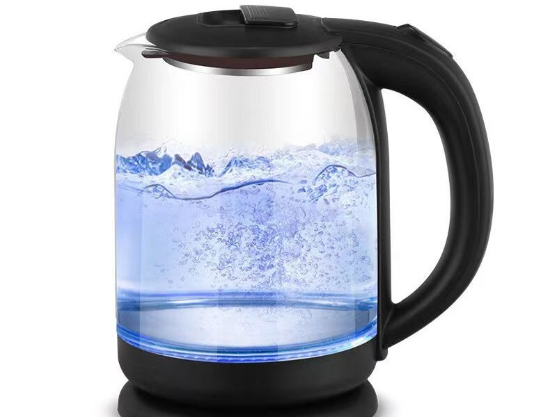 Cheffinger Glazen waterkoker 1.8L 1500W LED verlichting CF-GWK1.8"