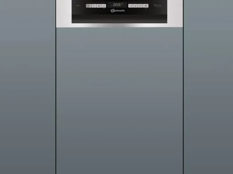 BAUKNECHT BSBO3O23PFX inbouw vaatwasser (Semi inbouw vaatwasser, 448 mm breed)
