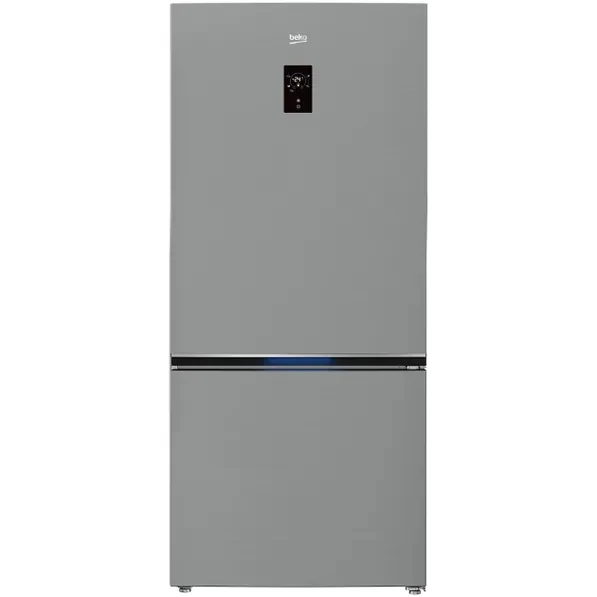 RCNE720E3VZXPN BEKO koel/vries combinatie Koel/vries vrijstaand, 192cm, 615L (430+185), NoFrost, 41dB, Tiptoets., LED, Energie F