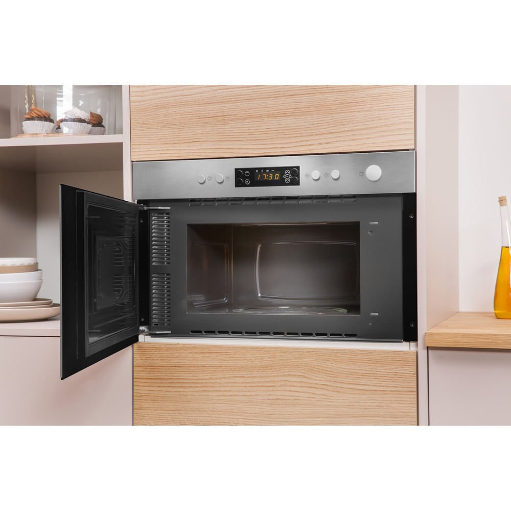 Indesit inbouw magnetron: kleur roestvrij staal - IMBN3 R3 IX