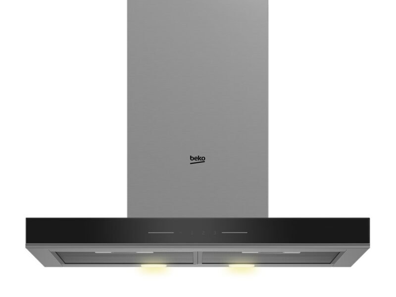 Beko BHCB63640BH afzuigkap Muurmontage Zwart, Roestvrijstaal 627 m³/uur A gratis thuis bezorgd