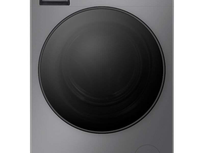 Everglades EVWM91412AG Zuinige Wasmachine - 9KG - A Klasse - Stoomfuncties/Allergie Gratis bezorgen+ - Koolborstelloze Motor - Zeer Stil 72dB - Titanium Grijs - 5 Jaar Garantie