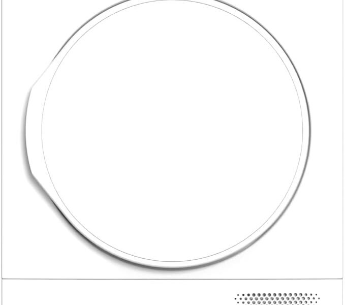 Sharp KD-NHA7S7PW21-DE warmtepomp droger voorlader A++ , 7 kg, 15 programma's, 30 minuten kort programma, zachte trommel, LED interieurverlichting, kinderslot, wit