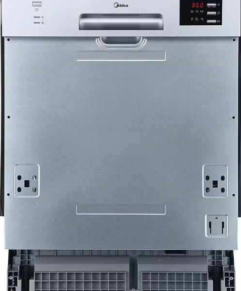 Midea semi-geïntegreerde vaatwasser EGT 2.60 IX
