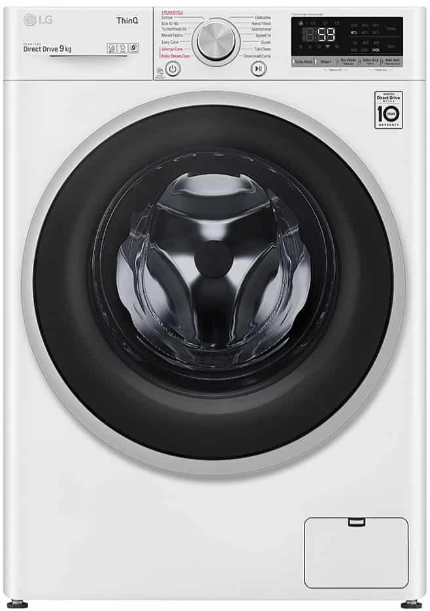 LG F4WV509S1 wasmachine Voorbelading 9 kg 1400 RPM B Wit