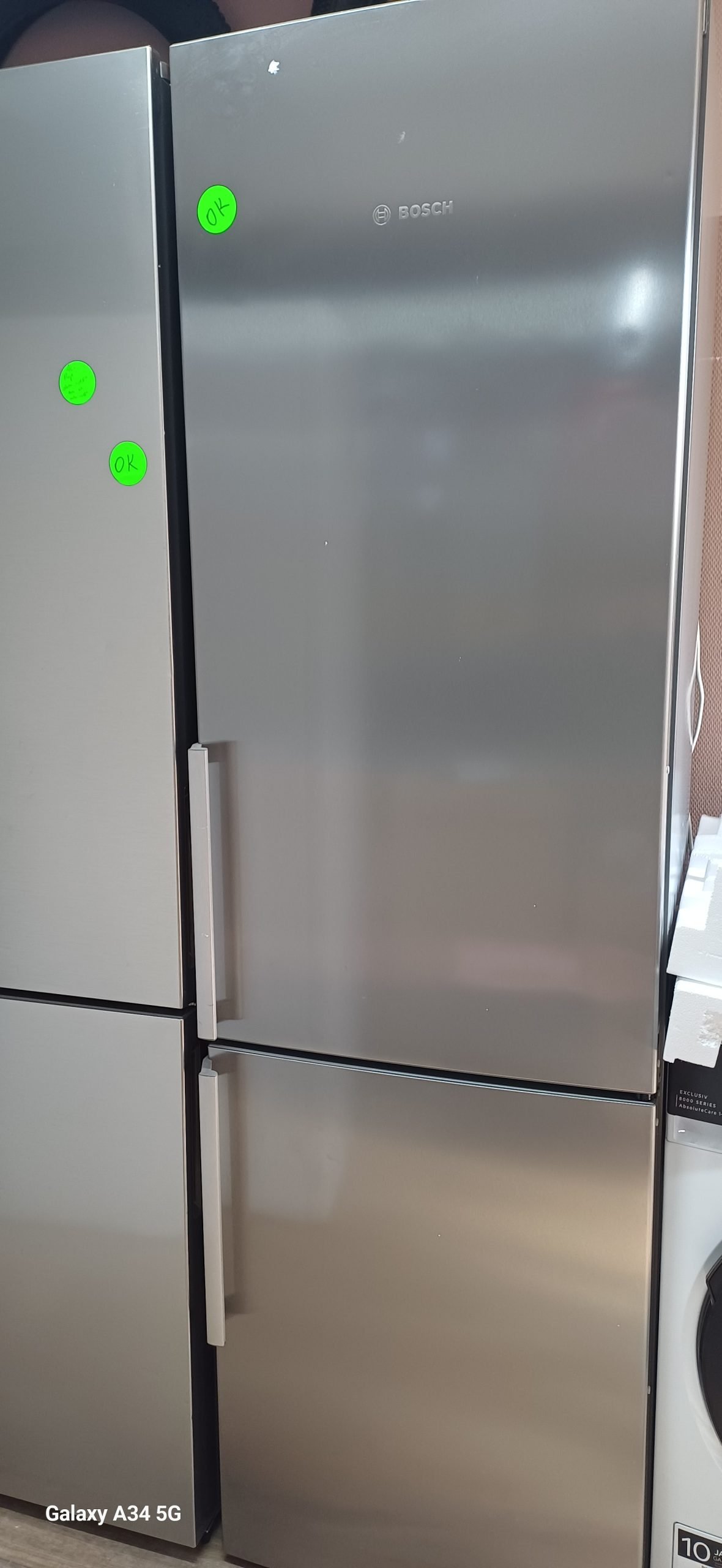 Bosch KGE398IBP - Koel-vriescombinatie - 201 cm - 343L - Low Frost - RVS