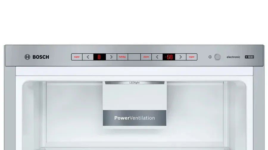 Bosch KGE398IBP - Koel-vriescombinatie - 201 cm - 343L - Low Frost - RVS